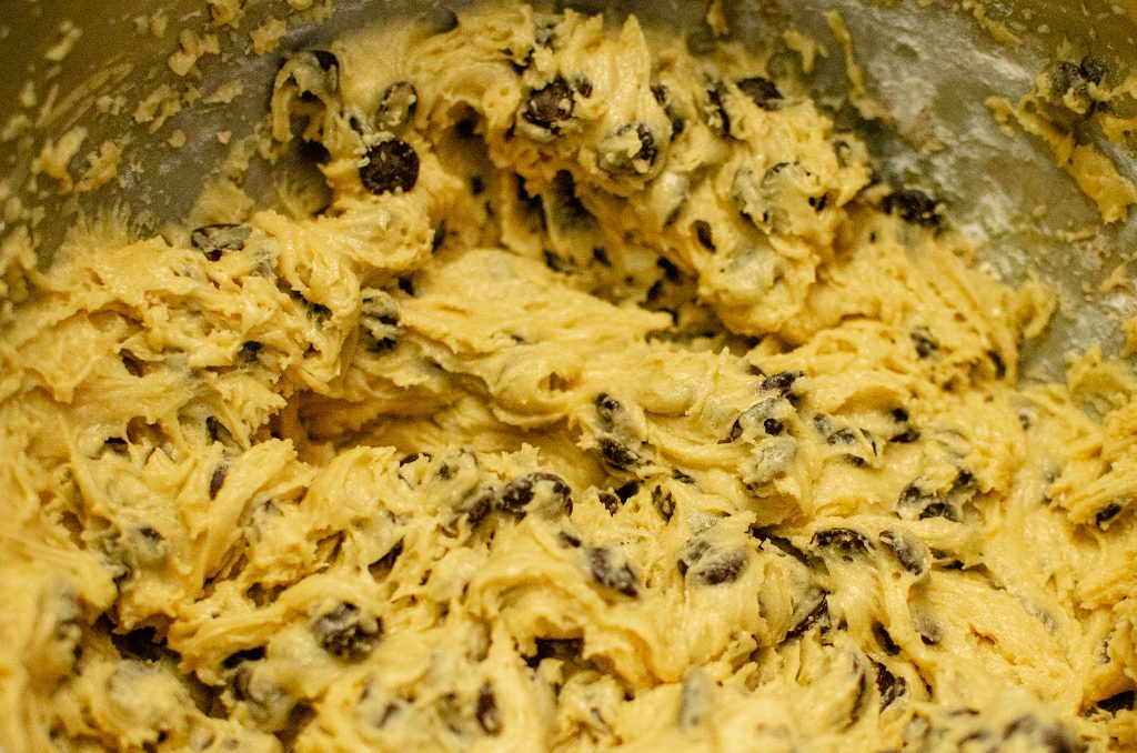 Honey sweetened dairy-free chocolate chip cookies