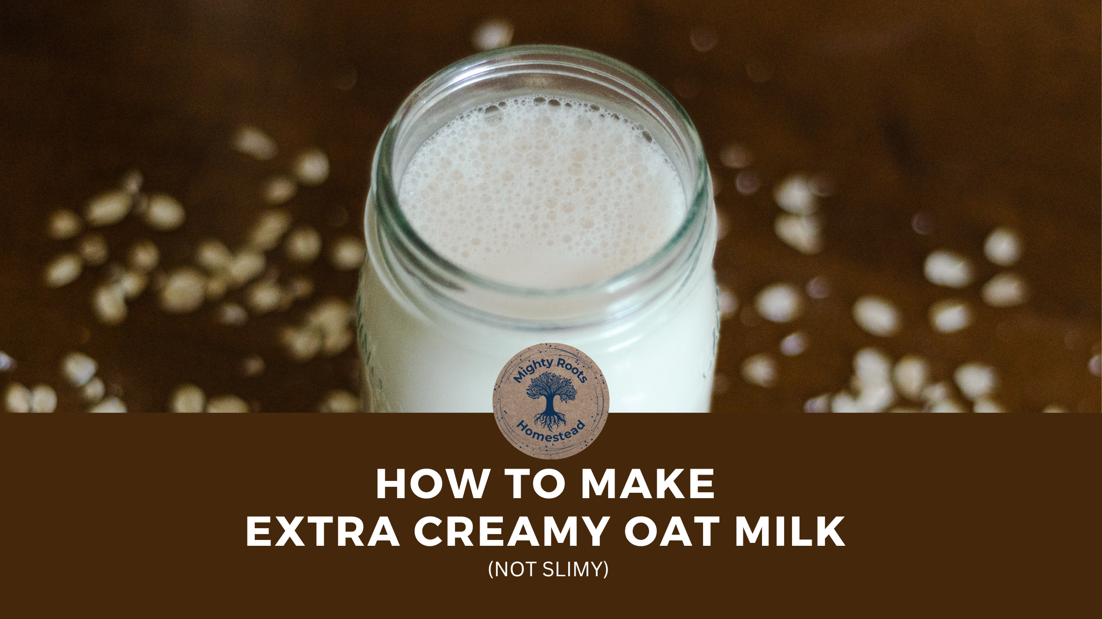 Creamy Homemade Oat Milk Recipe