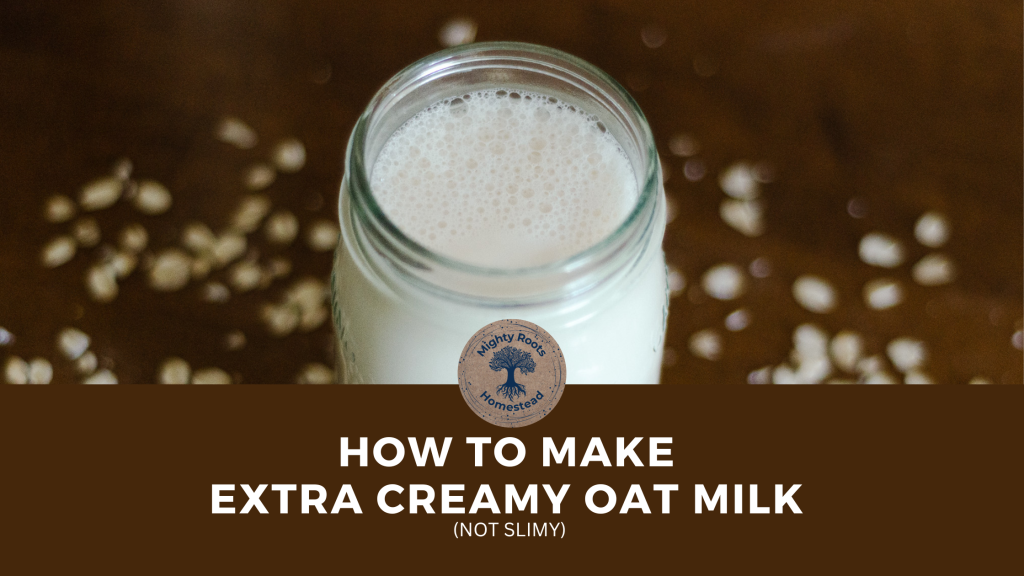 How to Make Creamy Oat Milk (NOT Slimy!)